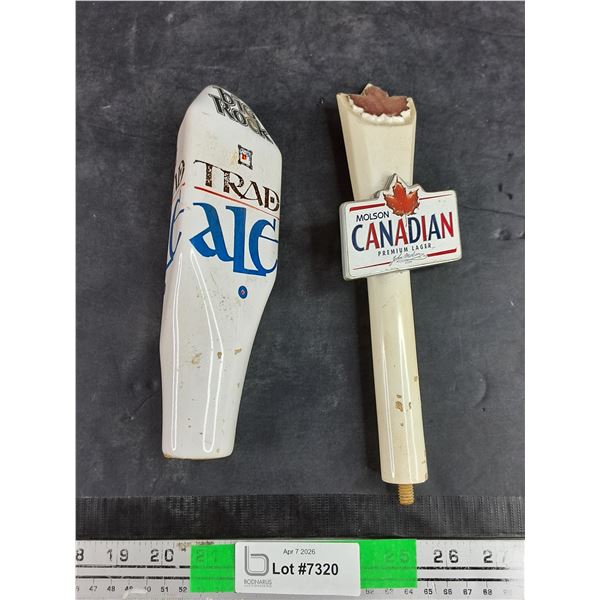 Vintage Trad Ale & Molson Canadian Beer Taps