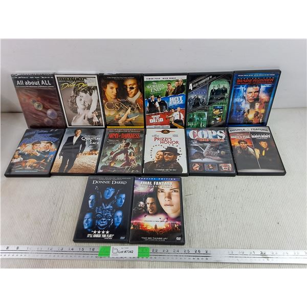 Assorted DVDs - Blade Runner, Army of Darkness, Casanova, Misc