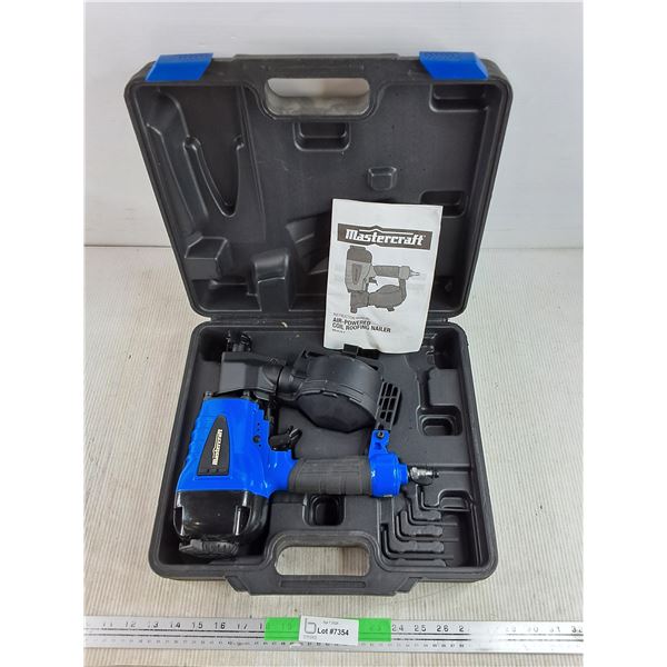 Mastercraft Air Powered Coil Roofing Nailer - New