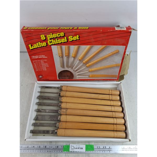 8 Piece Lathe Chisel Set
