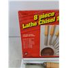 Image 2 : 8 Piece Lathe Chisel Set
