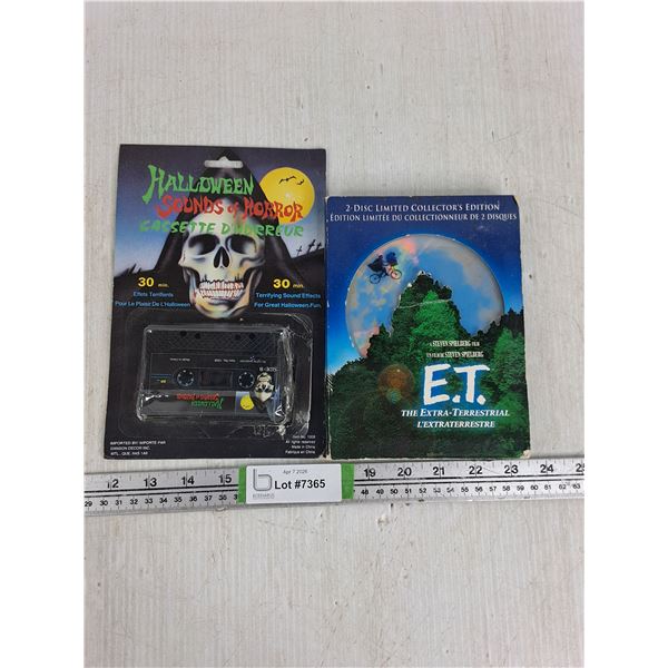 E.T (2) Disc Set, Halloween Sounds Of Horror Cassette