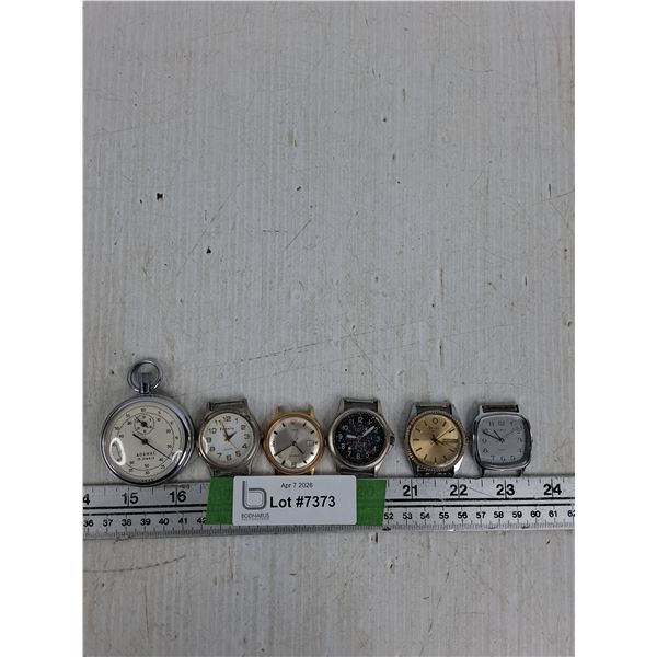 (5)Time Pieces And (1) Stopwatch