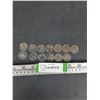 Image 1 : (13) 2000 Canadian Quarters Collection Complete Set