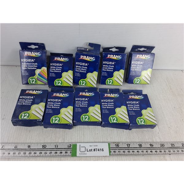 (10) Boxes of Prang Chalk