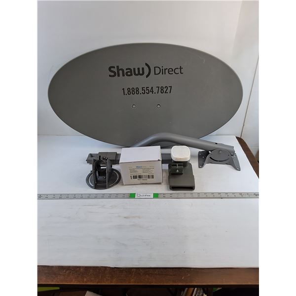 * (1) Shaw Direct - Satellite Dish (1) * Utility Tripod (45 1/2") Cannot Ship