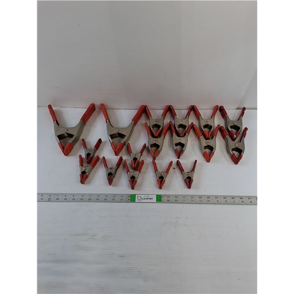 (17) Spring Clamp (2) 9" (8) 6" (7) 4"