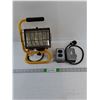 Image 1 : (1) Halogen Light - Powers On (1) 120 V 2-Outlet Switch - Powers On