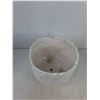 Image 3 : Gold Toilet Paper Storage Holder & Large White Pot