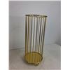 Image 4 : Gold Toilet Paper Storage Holder & Large White Pot