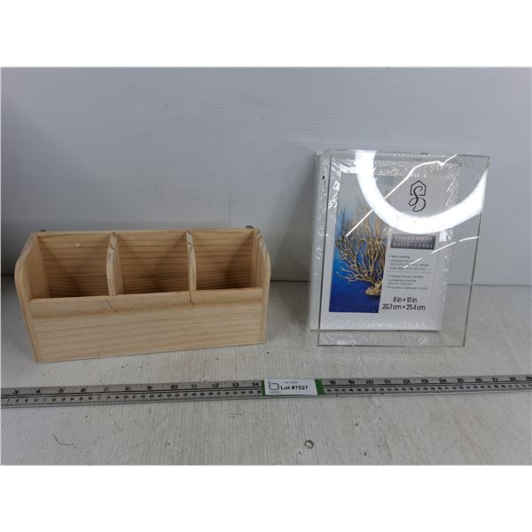 Wooden Storage Crate - Crack, 12" x 4" x 6" & Shadowbox