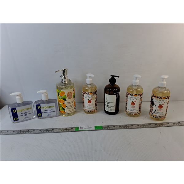(7) Bottles of Scented Hand Soap & Sanitizer- Cannot Ship