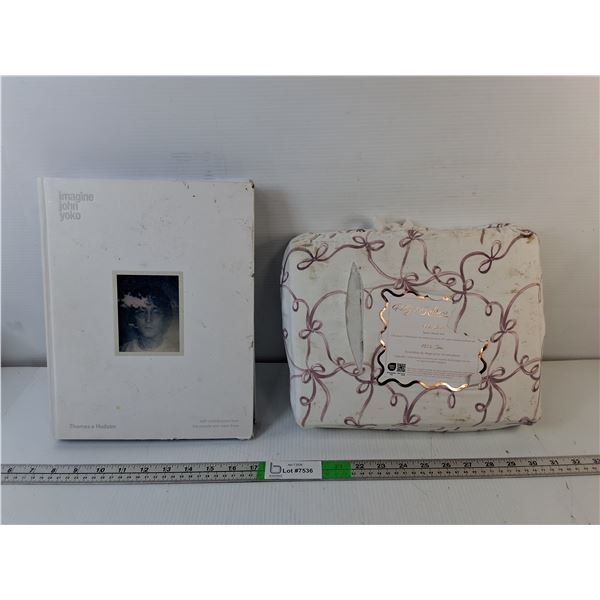 'Imagine: John & Yoko' Book & Cotton Twin Sheet Set