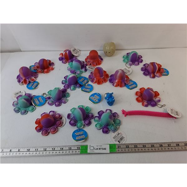 Reversible Pop, Dinosaur Egg & Stretch Toys