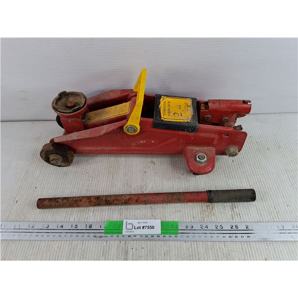 2 Ton Hydraulic Floor Jack - Tested, PICKUP ONLY