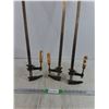 Image 2 : (3) Power Fist Bar Clamps 39", PICKUP ONLY