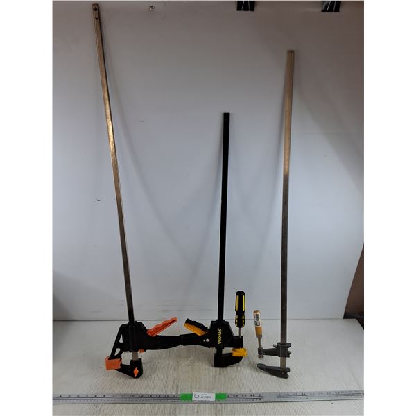 (3) Bar Clamps 36", 30", 42", PICKUP ONLY