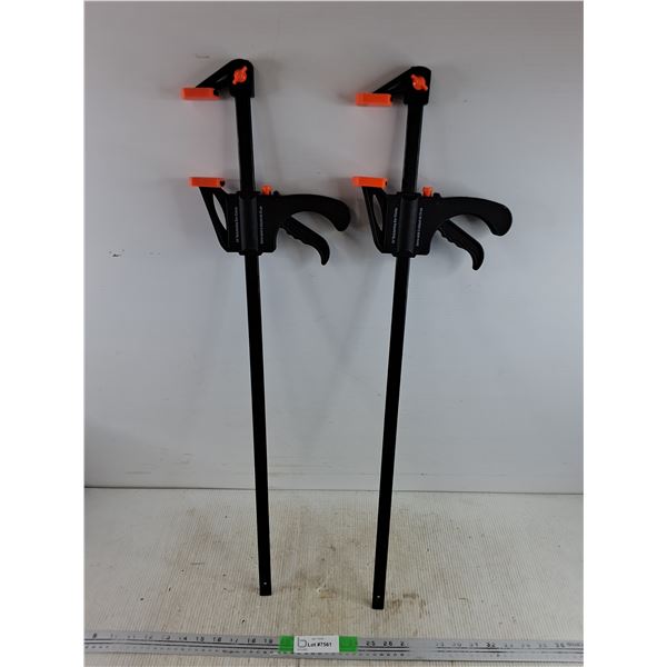 (2) 24" Ratcheting Bar Clamps