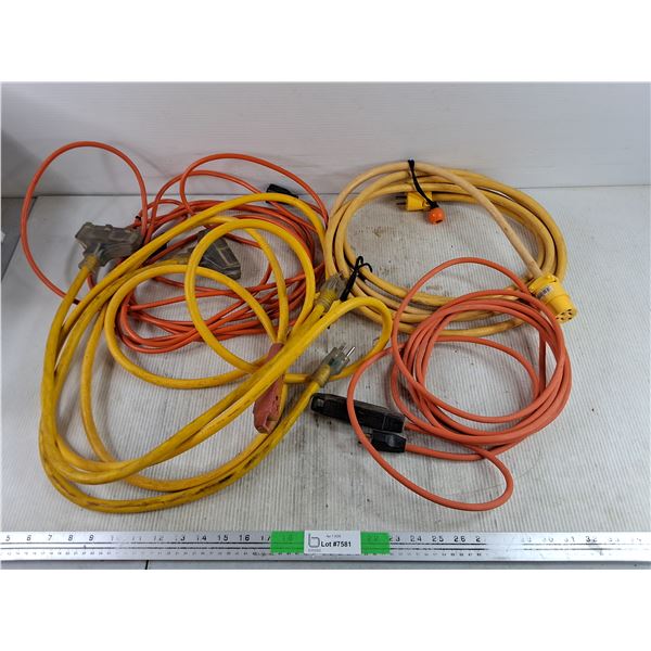 (5) Extension Cords - As Is