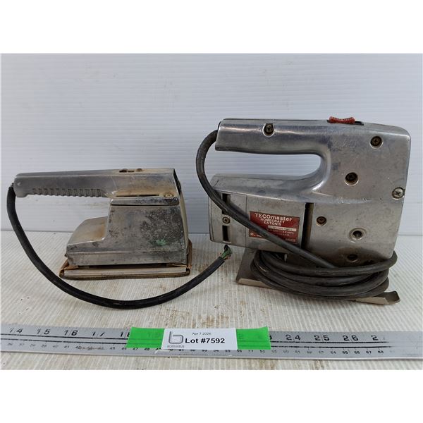 Tecomaster Jig Saw - Powers On, As Is, Electric Sander - Needs Repair