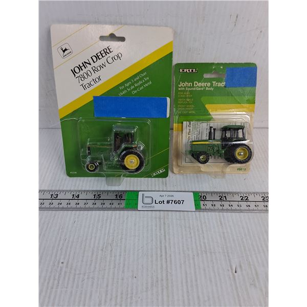 (2) 1:64 John Deere Tractors (NIB)