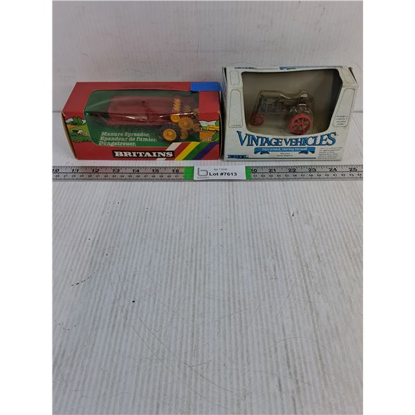 Vintage Vehicles McCormick-Deering Farmall and Manure Spreader (NIB)