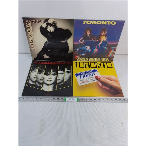 (4) TORONTO Records-Near Mint-Plastic Inner Sleeve