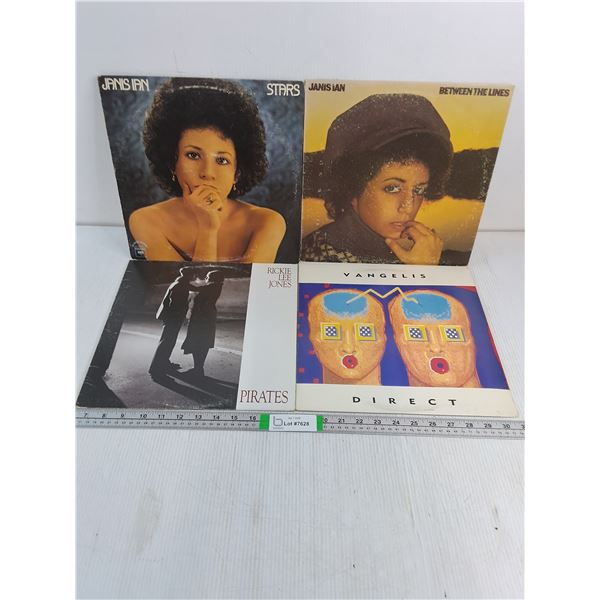 (4) Records-(2) Janis Ian,Rickie Lee Jones and Vangelis-Original Inner Sleeve