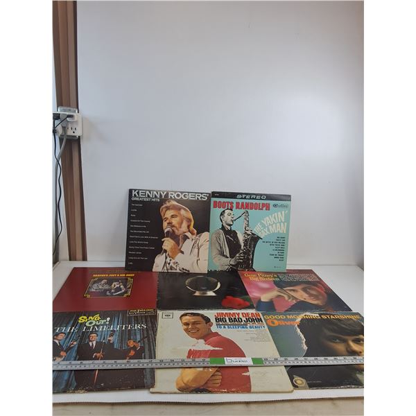 (8) Records- Kenny Rogers, Stereo, The Kendalls, Sing Out, Misc