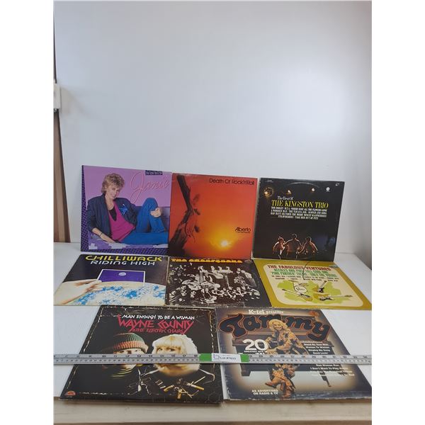 (8) Records- Death Of Rock'n Roll, Chilliwack, Man Enough To Be Woman, Misc