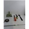 Image 1 : Tape Measure Reel, Hammer, Hose Reel Bracket, Misc