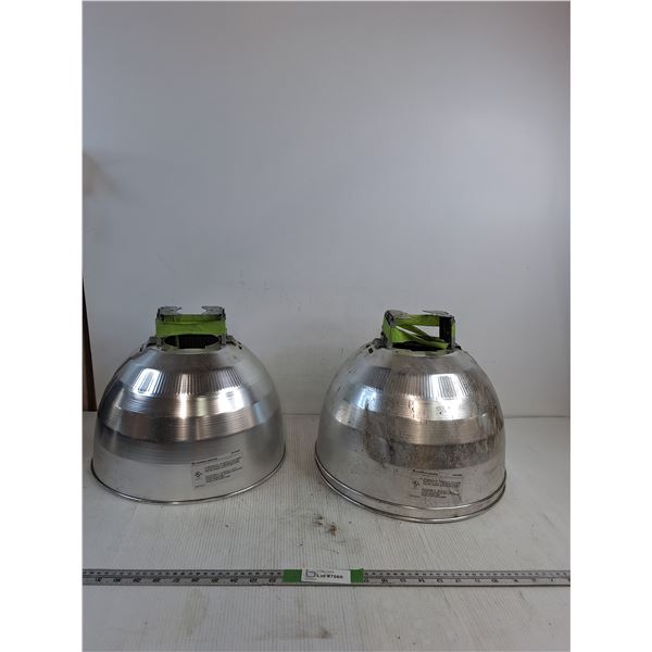 (3)Lamp Housing Lighting Reflector 14"x13",Electrical Receptacle Box, LED Corn Cob Lights - PU