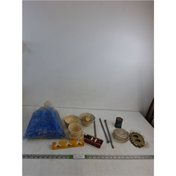Mug, Bowls, Plastic Poker Chips, Decorative Outlet Covers, Misc