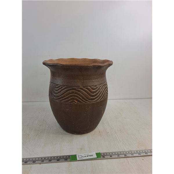 Champoli Glazed Ceramic Pot 12"x11" - PICK UP