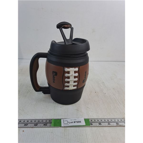 Football Designed Bubba Waterbottle 9"
