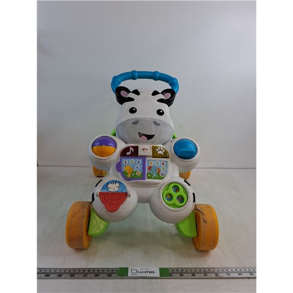 Fisher-Price Learn with Me Zebra Walker 17" ( as is) -PICK UP