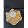 Image 4 : Stoneware Bowl & Ruffled Alessandro Coppola Glass Bowl 11" Diameter