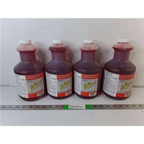 (4) Full Bottles of Sqwincher Sports Drink Concentrate- Cannot Ship