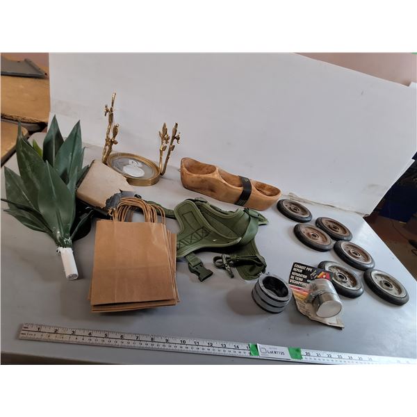 Exhaust Pipe Repair Piece, Artificial Agave Plant 15", Snowmobile Bogie Wheels 5"- PICK UP