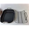 Image 3 : Metal Dish Drying Rack, Bear Oil- NIB & All-Clad 16.75" x 14" x 3.5" Roaster- No Lid -PICK UP