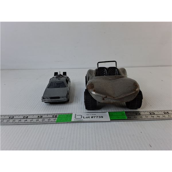 (2) Vintage Die Cast Model Cars Up to 7"