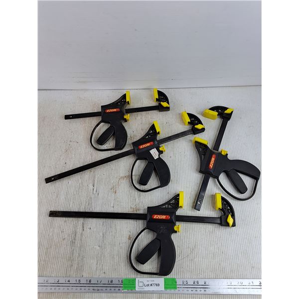(4)  Ezgri Bar Clamps 16" & 10"