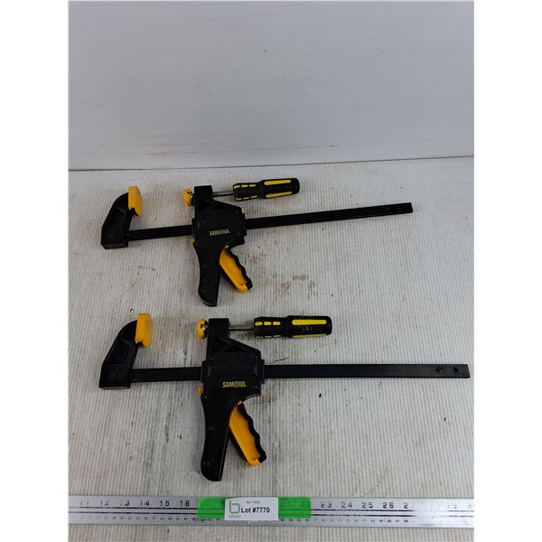 (2) 16" Samona Bar Clamps