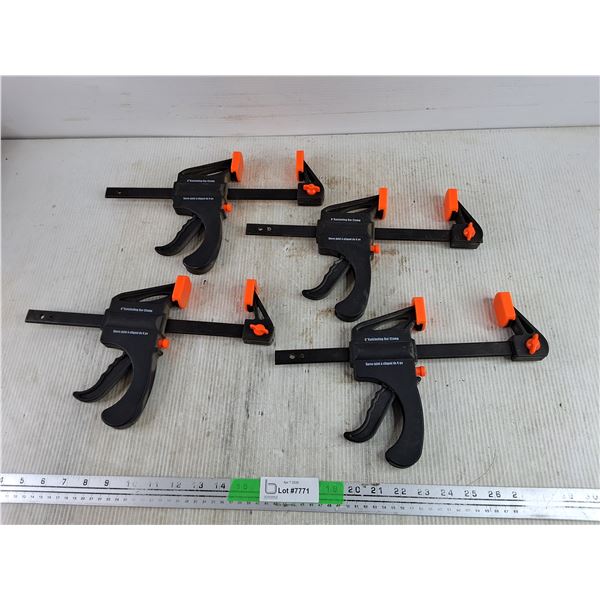 (4) 6" Ratcheting Bar Clamps
