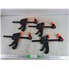 Image 1 : (4) 6" Ratcheting Bar Clamps