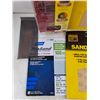 Image 2 : Sanding Blocks, Assorted Sandpaper, Door Mortise Kit