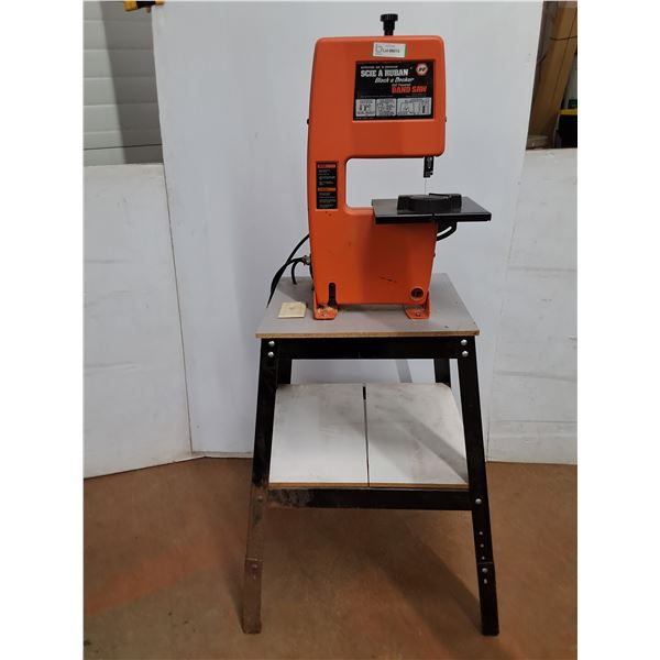 *Black & Decker Drill Powered Band Saw, Powers On. Pickup Only