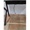 Image 6 : *Black Gaming Desk. Measurements in Photos, Not Tested, As Is. Pickup Only