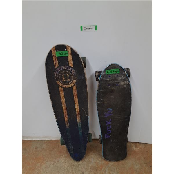 *(2) Skateboards, Lengths In Photos. Pickup Only