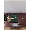 Image 10 : *Vintage Jewelry Holder with Multiple Compartments with Accessories,  Measurements in Photos-PU